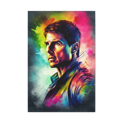 The Enduring Appeal: A Portrait of Tom Cruise | Canvas | Art & Wall Decor, Canvas, Fall Picks, Hanging Hardware, Home & Living, Indoor, Top Spring Products, Valentine's Day promotion | Prints with Passion