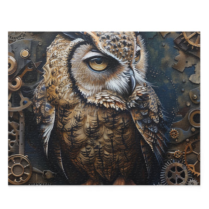 Steampunk Owl Jigsaw Puzzle for Fantasy Fans and Puzzle Enthusiasts