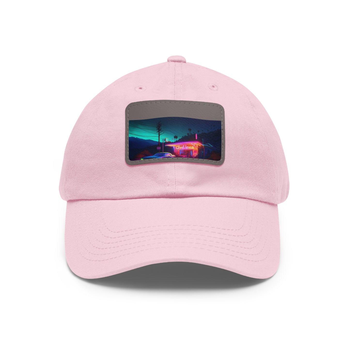 Neon Watercolor Charm Baseball Cap