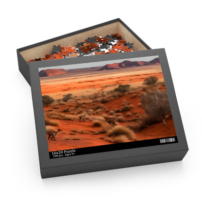 Red Desert Rock Jigsaw Puzzle