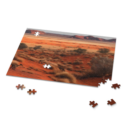 Red Desert Rock Jigsaw Puzzle