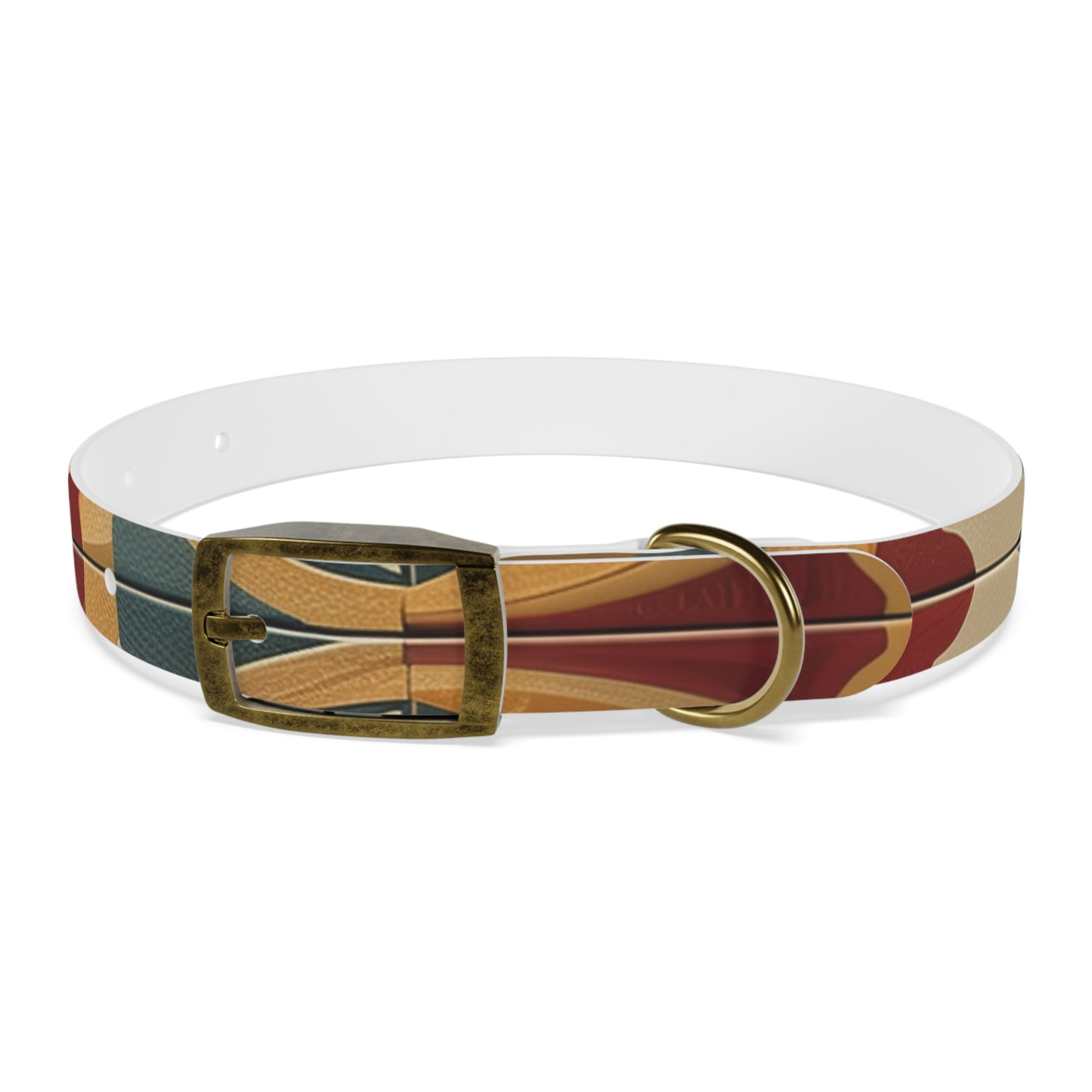 Tile Print Dog Collar: Handcrafted Chic Design