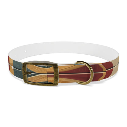 Tile Print Dog Collar: Handcrafted Chic Design