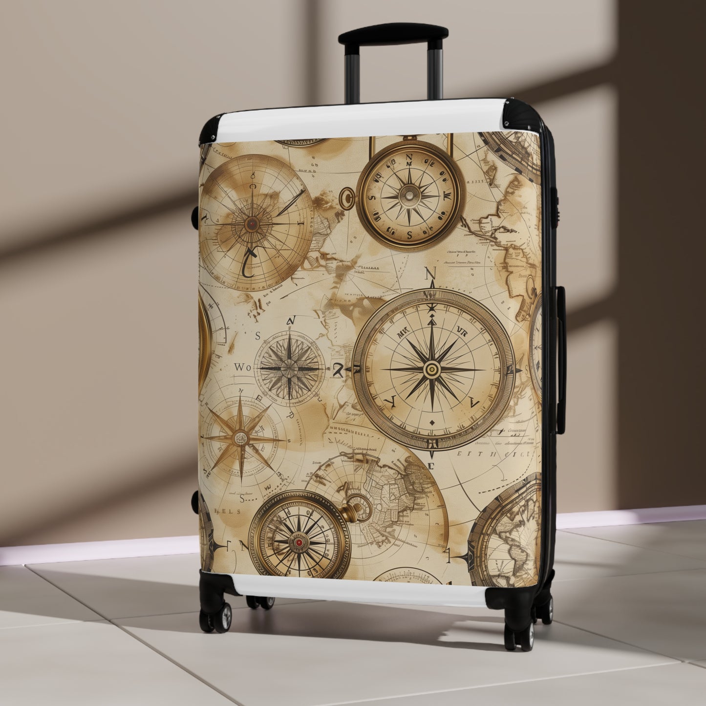 Wanderlust Vintage Map Suitcase Collection