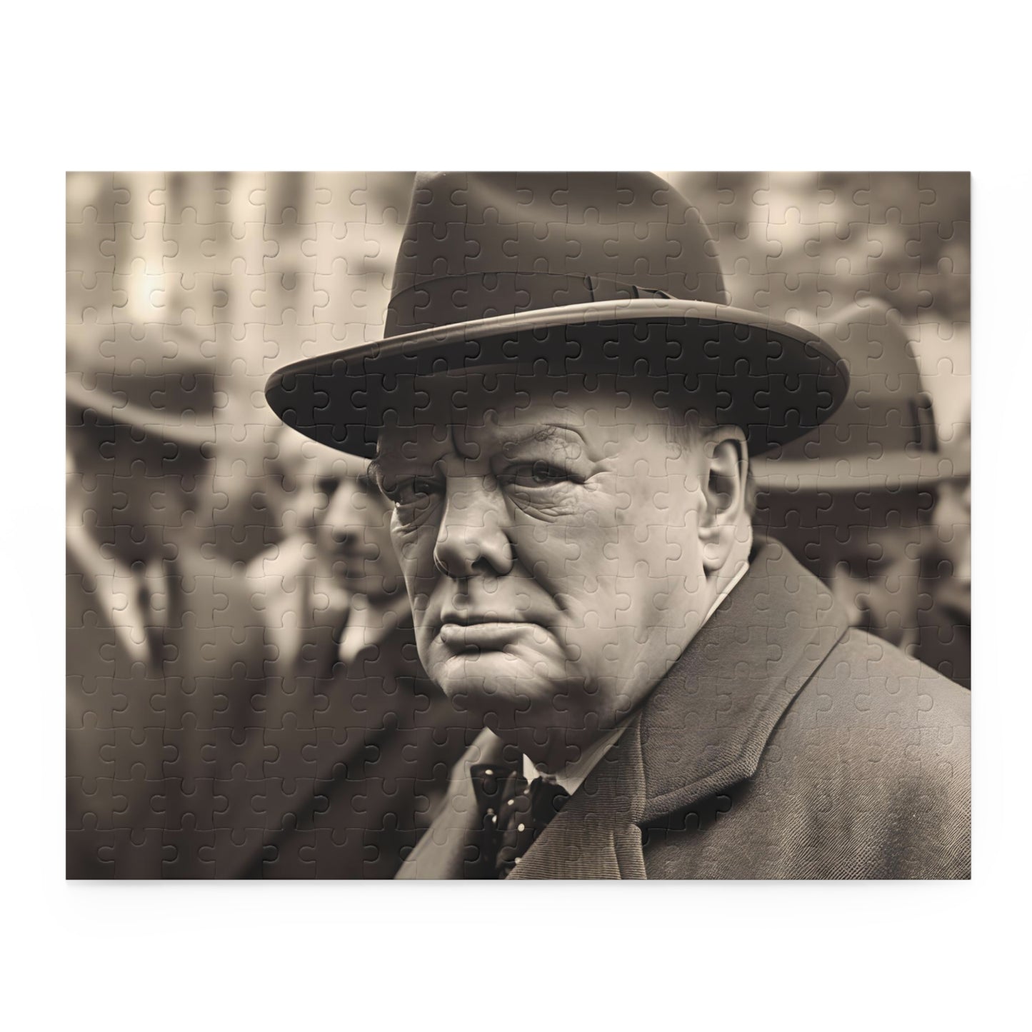 "Churchill's WW2 London Puzzle - Piece together the iconic moment in history with this engaging jigsaw puzzle"