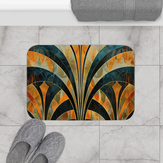 Geometric Glamour Bath Mat | Bath Mats | Bath, Bathroom, Home & Living, Indoor, Sublimation | Prints with Passion