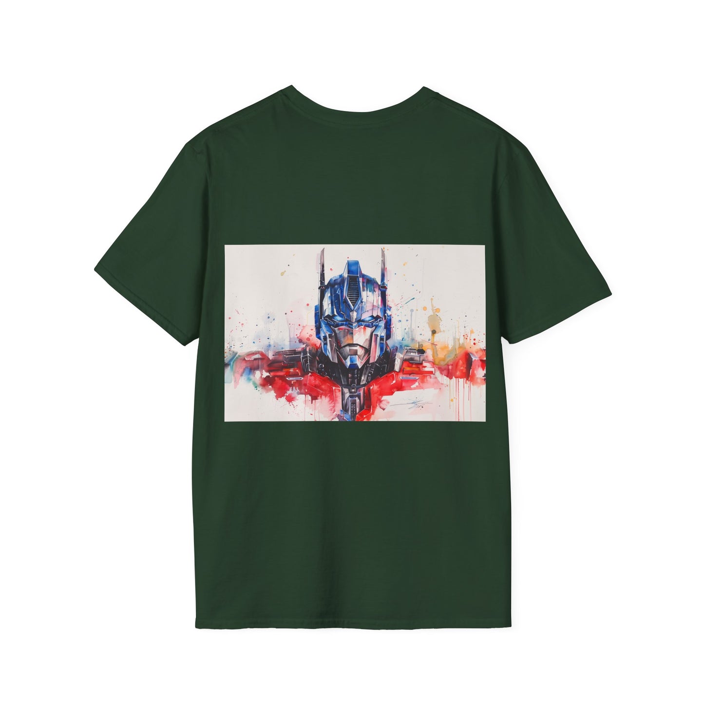 Transform Your Style with Optimus Prime Watercolor Tee