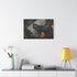 Lava Moth Resting on Burning Scroll — Canvas Wall Art — Product Detail View 7