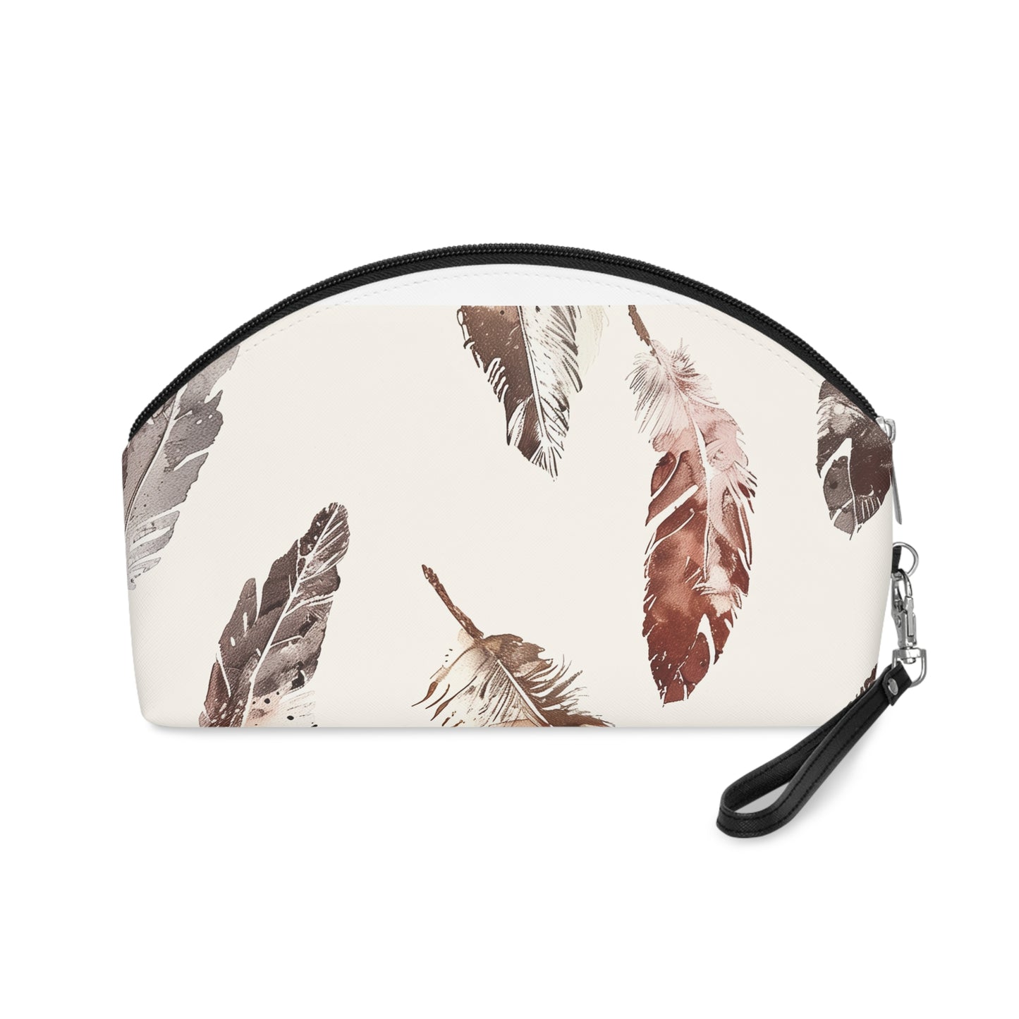 Boho Feathers Makeup Bag: Boho Chic Beauty Essential