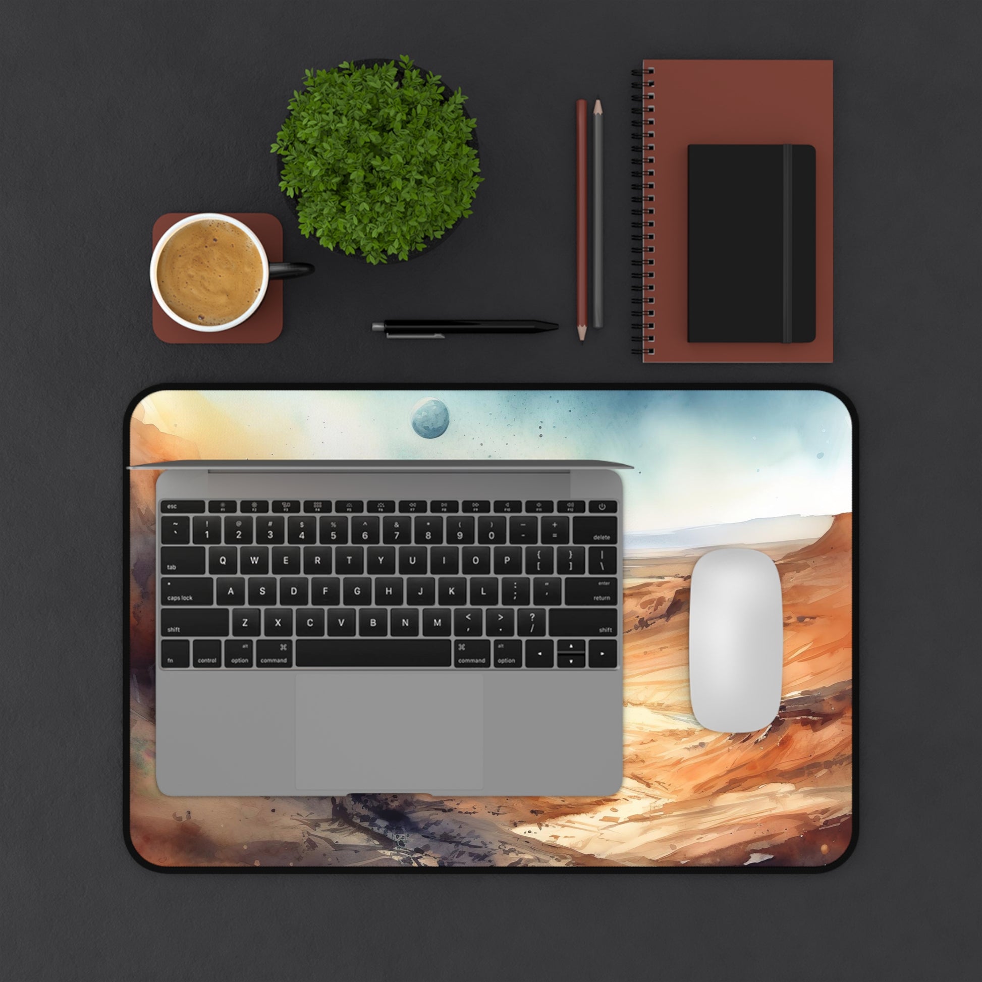 Baron Desert Desk Mat - Elevate Your Workspace with Earth Tones | Stylish and Sophisticated Desk Accessory