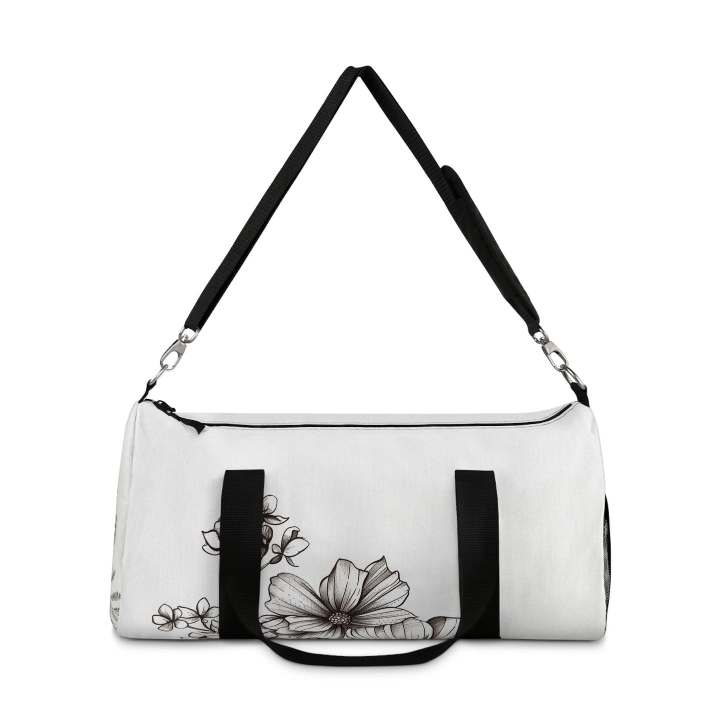 Floral Sketch Duffel Bag