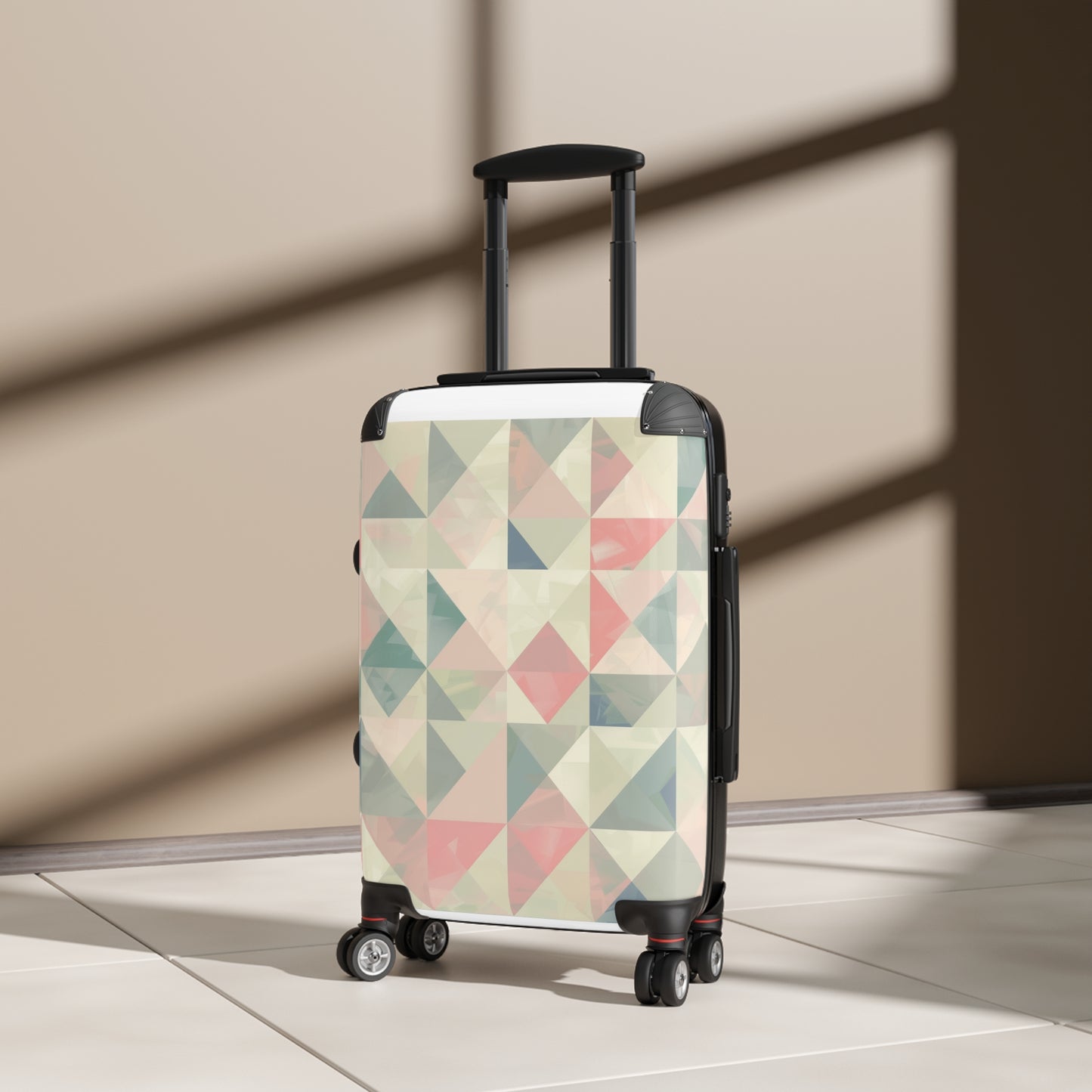 Precisely Pastel Geometrics Suitcase