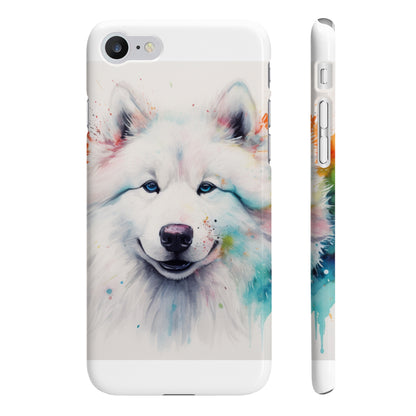 Snowy Smiles: Samoyed Watercolor Phone Case