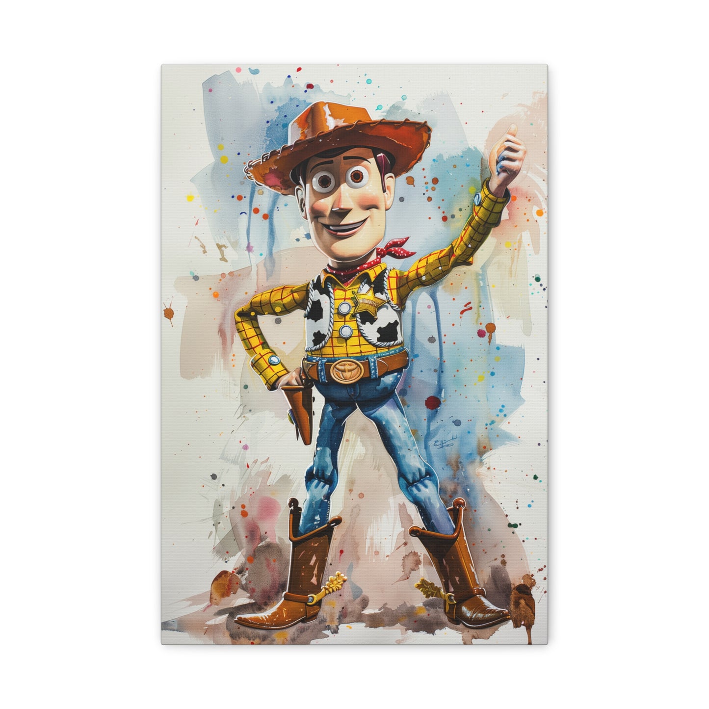 Toy Story Wall Art of Woody: A Toy Story Icon For Sale