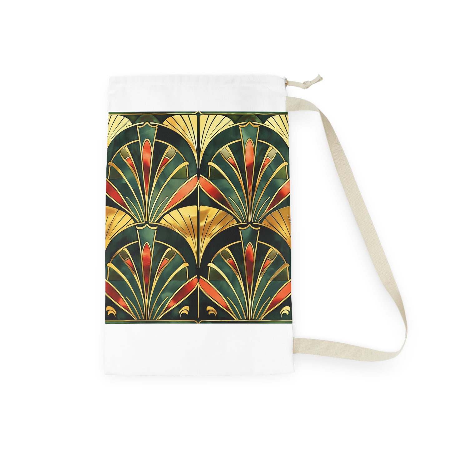 Art Deco Laundry Bag with Abstract Pattern for Stylish Laundry Routine