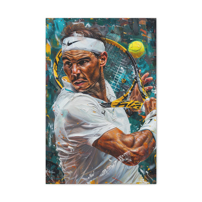 Nadal: The King of Clay on Canvas: Nike Rafa Edition | Canvas | Art & Wall Decor, Canvas, Fall Picks, Hanging Hardware, Home & Living, Indoor, Top Spring Products, Valentine's Day promotion | Prints with Passion