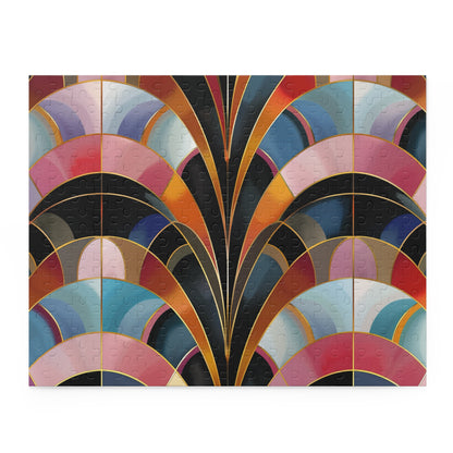 Abstract Deco Pattern Puzzle - Intricate & vibrant Art Deco jigsaw for all puzzlers