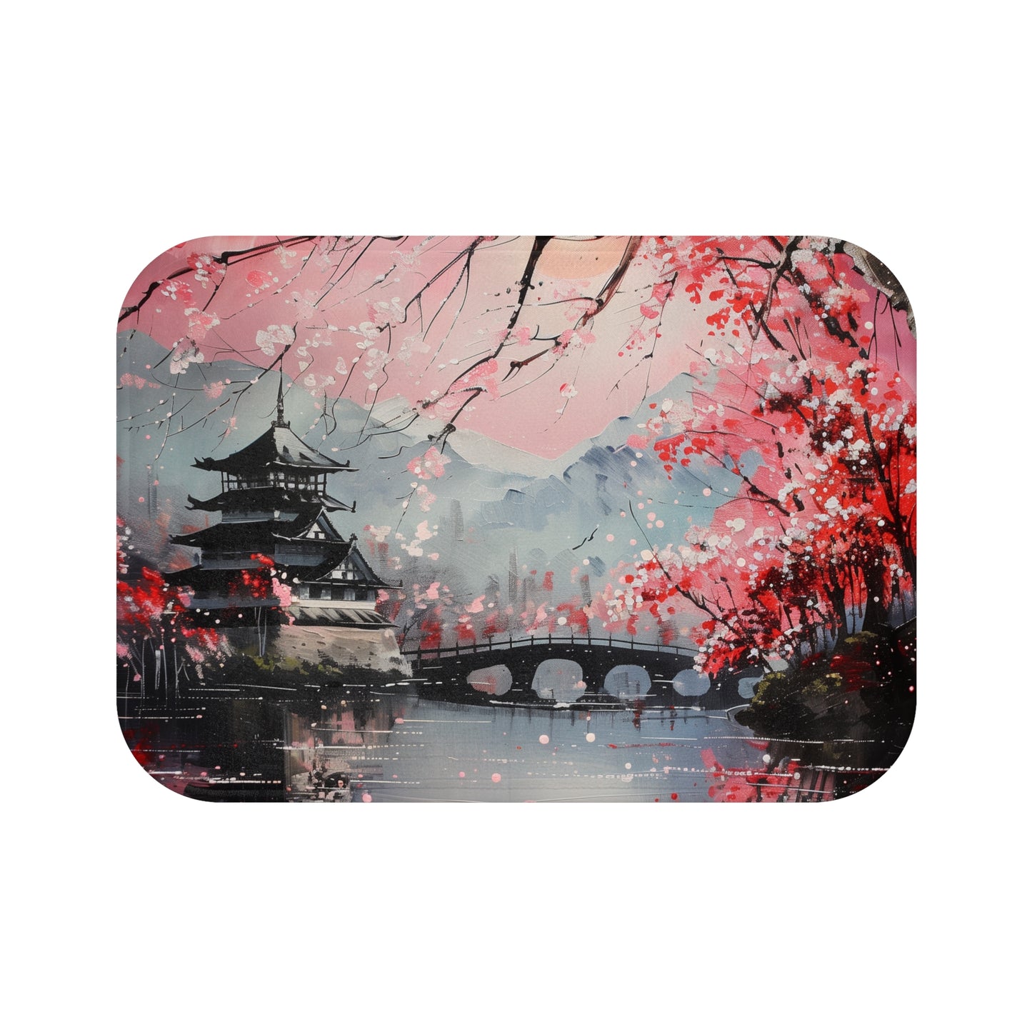 Sakura Bloom Bath Mat