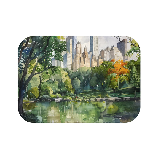 Central Park Promenade Bath Mat | Bath Mats | Bath, Bathroom, Home & Living, Indoor, Sublimation | Prints with Passion