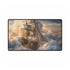 Steampunk Airship Sailing Through Clouds — XL & XXL Desk Mat — Gaming & Workspace Desk Setup View