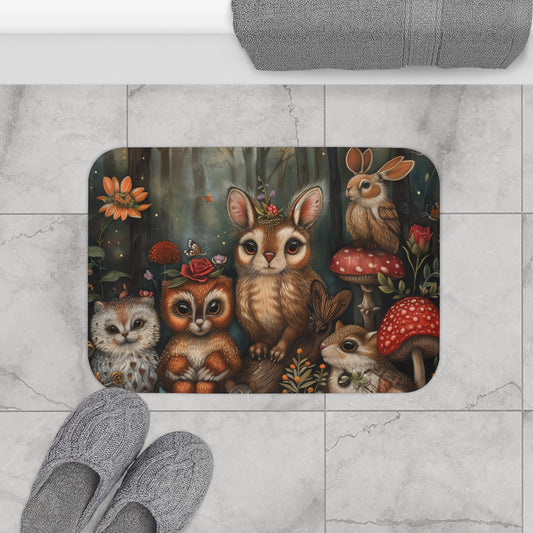 Woodland Wanderlust Bath Mat | Bath Mats | Bath, Bathroom, Home & Living, Indoor, Sublimation | Prints with Passion