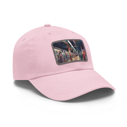 New York City Subway Sunset: Watercolor Baseball Cap