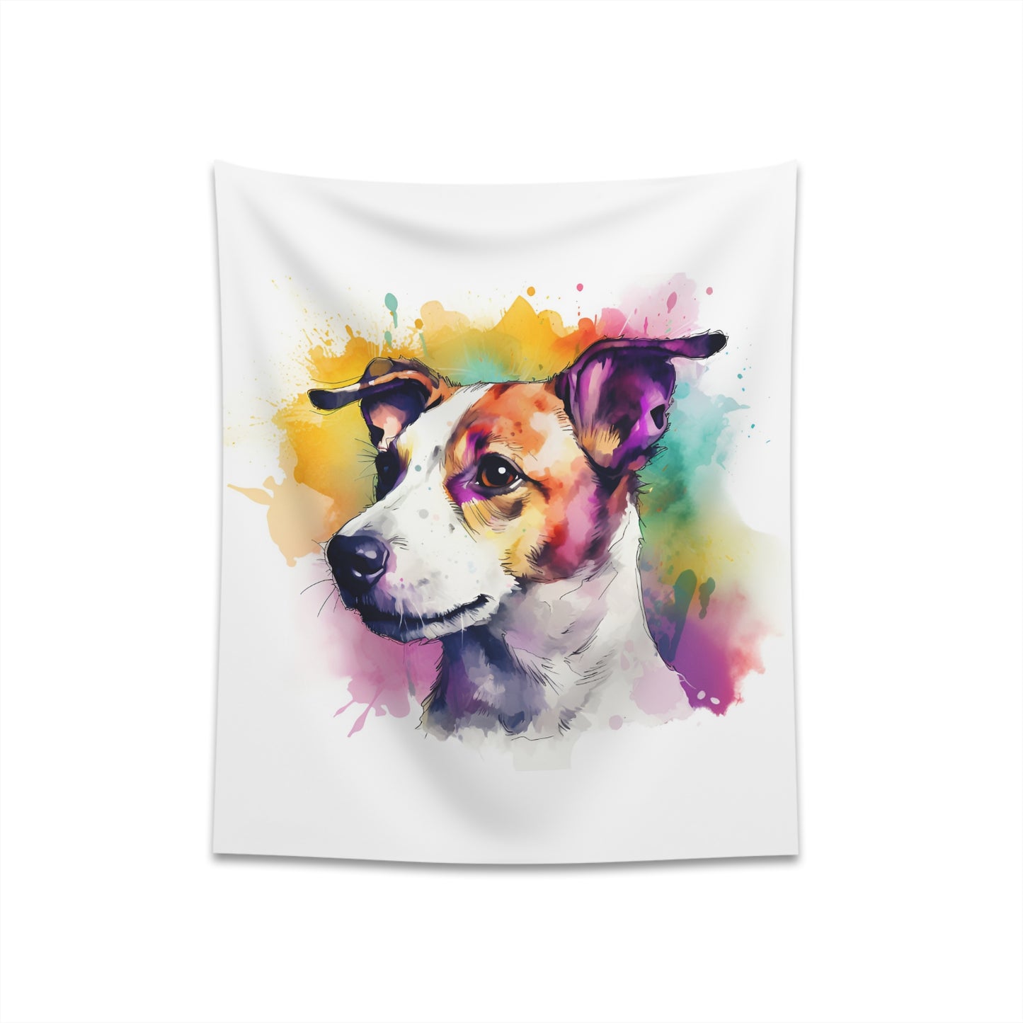 "Jack Russell Adventures Tapestry: Adventure and Courage Design for Dog Lovers"