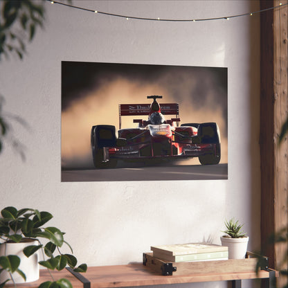 F1 Racing Poster