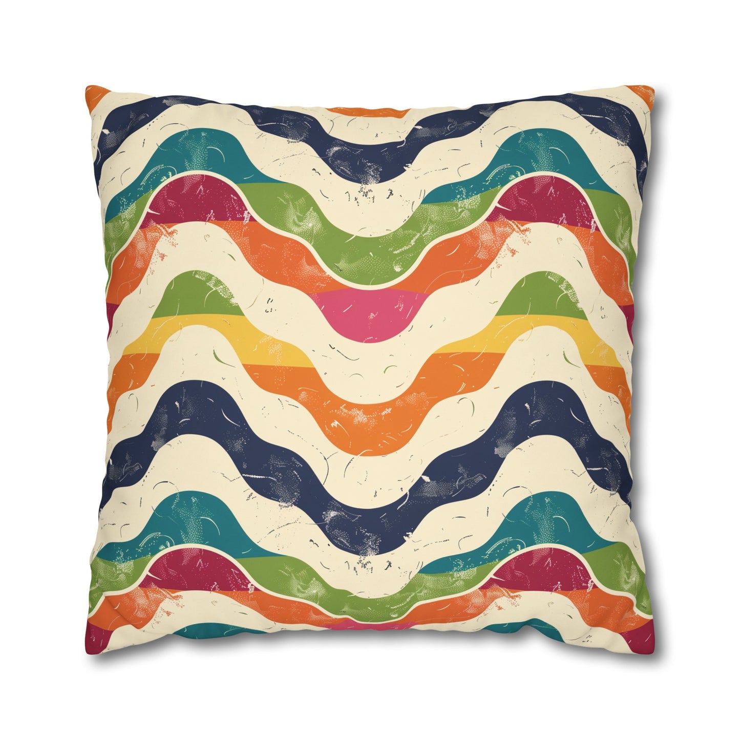 Retro Waves Pillow Case | Pillow Cases | All Over Print, AOP, Bed, Bedding, Home & Living, Indoor, Pillow Case, Pillow Covers, Pillows & Covers, Sublimation | Prints with Passion