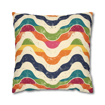 Retro Waves Pillow Case | Pillow Cases | All Over Print, AOP, Bed, Bedding, Home & Living, Indoor, Pillow Case, Pillow Covers, Pillows & Covers, Sublimation | Prints with Passion