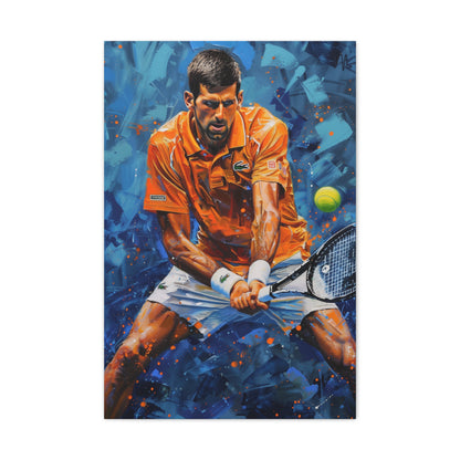 Djokovic: A Champions Focus Canvas: Djokovic Lacoste | Canvas | Art & Wall Decor, Canvas, Fall Picks, Hanging Hardware, Home & Living, Indoor, Top Spring Products, Valentine's Day promotion | Prints with Passion