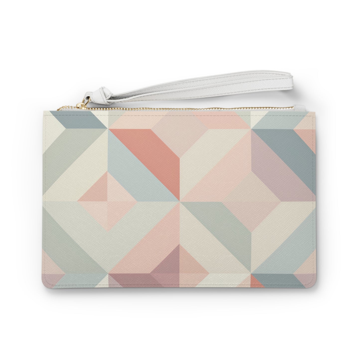 Pink Geo Chic Clutch | Clutch Bags | Accessories, All Over Print, AOP, Assembled in the USA, Assembled in USA, Bags, Made in the USA, Made in USA, Vegan | Prints with Passion