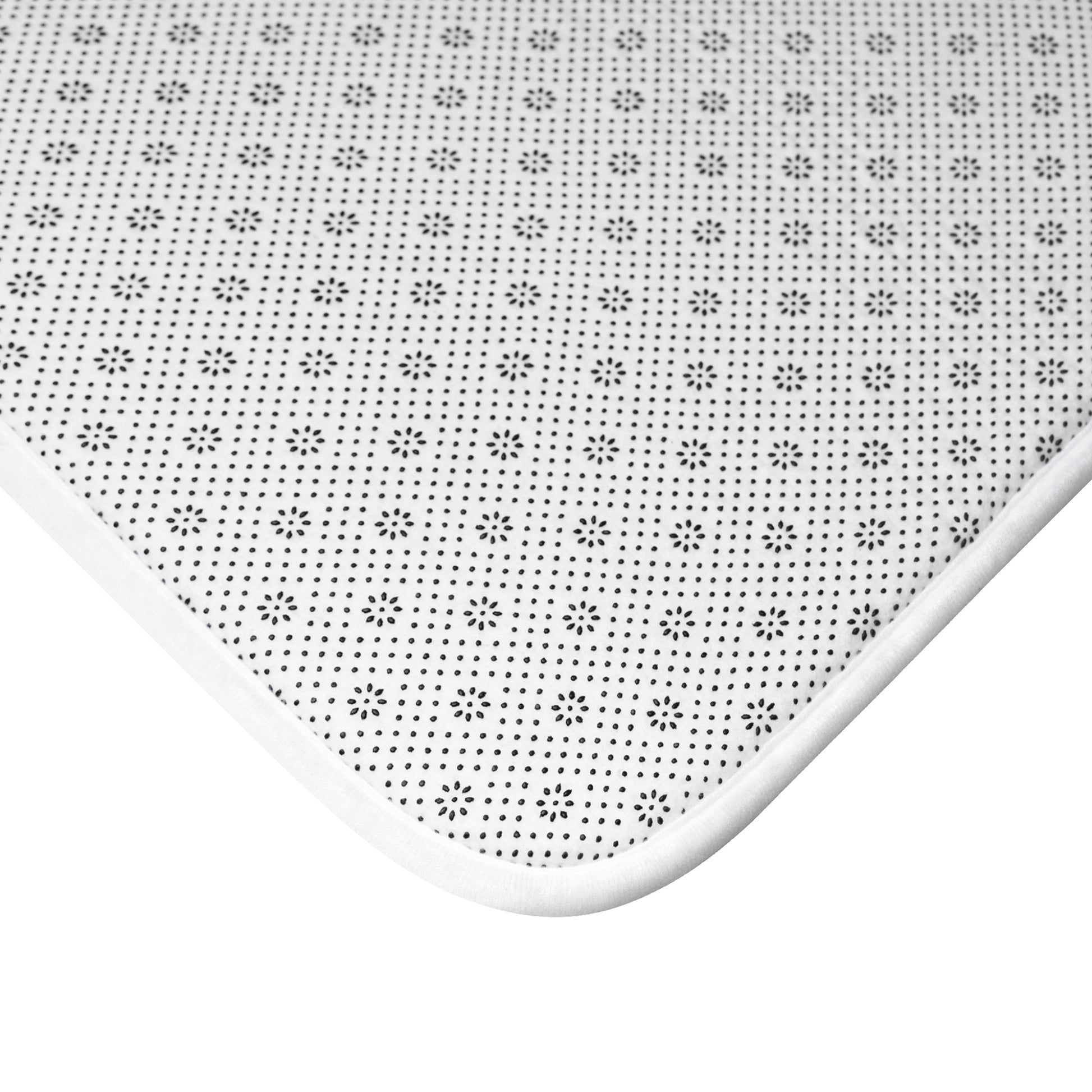 Alt text: Abstract Face Bath Mat - Minimalist chic bath mat with line art face design, perfect for modern art lovers. High-quality material, comfortable, and stylish. Dimensions: 24" x 17". Great gift for all seasons. Visit BenCPrints for more options.