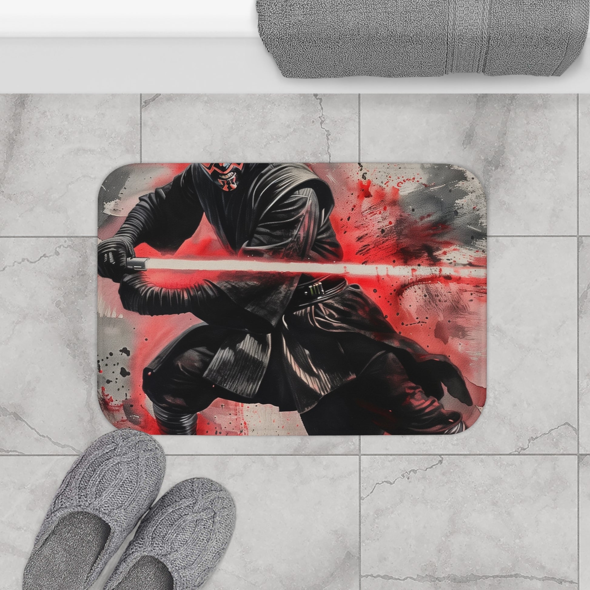 Double-Bladed Menace Bath Mat | Bath Mats | Bath, Bathroom, Home & Living, Indoor, Sublimation | Prints with Passion