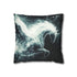 Plasma Trail Behind Winged Centaur Double-Sided Square Cushion Cover
