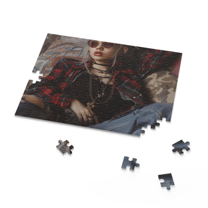 "90s Grunge Puzzle Collection - Nostalgia-inducing jigsaw with edgy style, perfect for alternative music lovers"