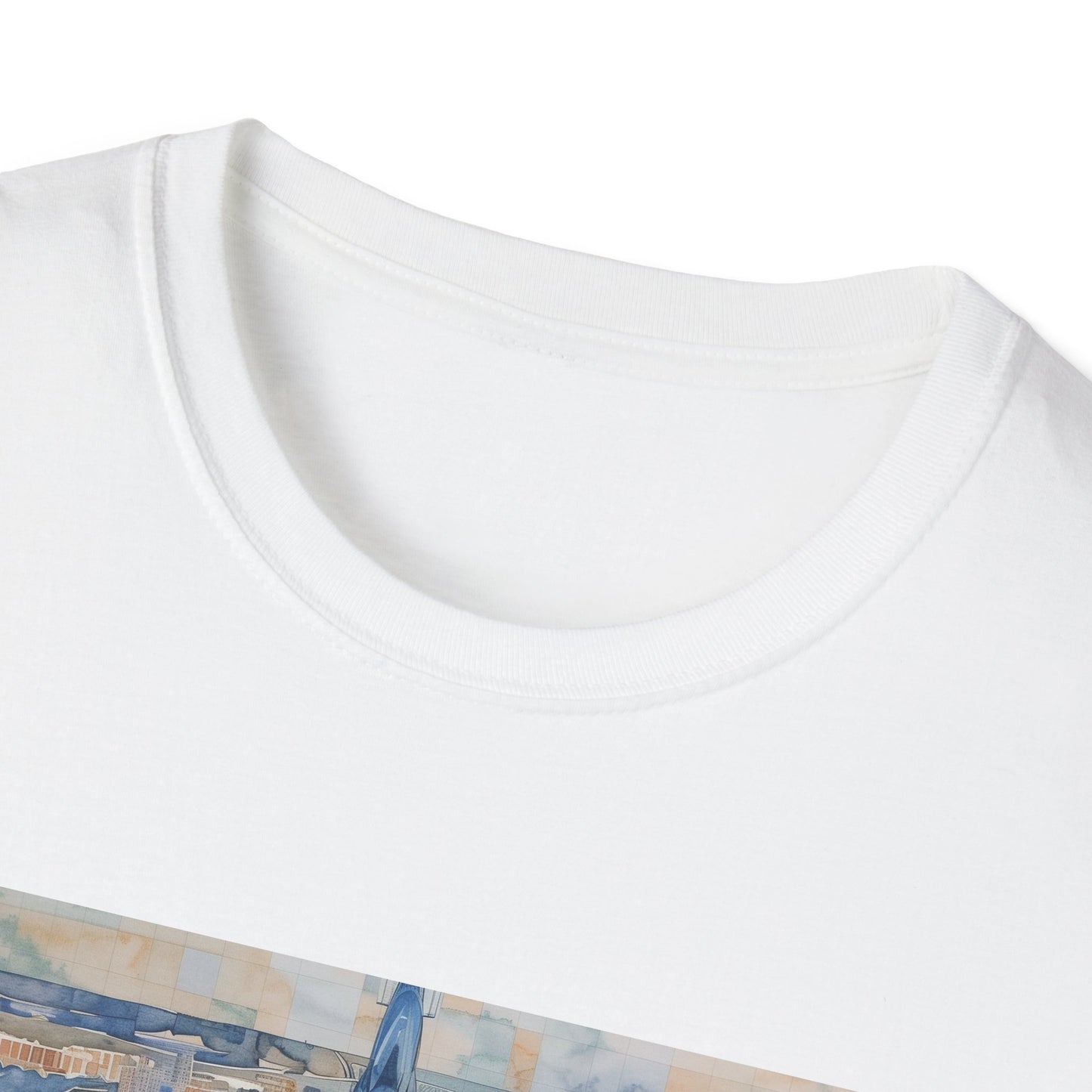 Art Deco on the Skyline: Chrysler Building Watercolor T-shirt