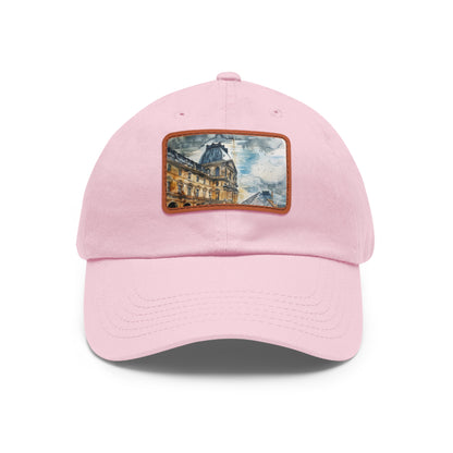 Parisian Charm Louvre Watercolor Cap