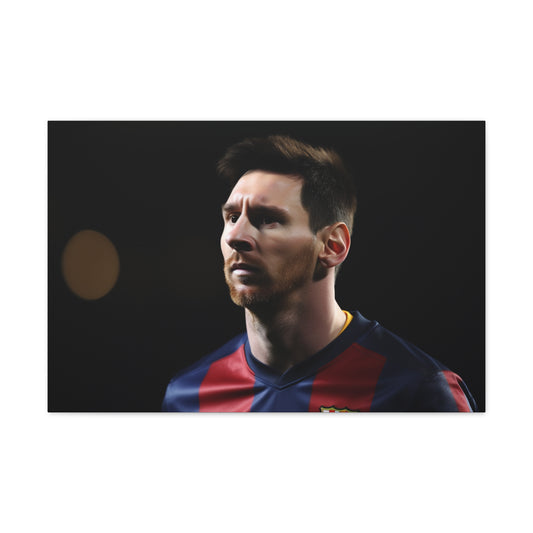 Lionel Messi Canvas Artwork at Messi Store | Canvas | Art & Wall Decor, Canvas, Fall Picks, Hanging Hardware, Home & Living, Indoor, Top Spring Products, Valentine's Day promotion | Prints with Passion