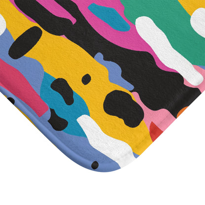 Bold Bright Abstract Bath Mat