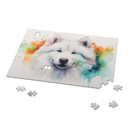 Samoyed Watercolor Jigsaw Puzzle