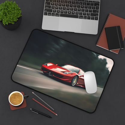 "Get ready to race with the Ferrari Speed Demon desk mat - boost your workspace productivity now!"