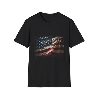 🇺🇸 American Tapestry: A Symphony of Stars and Stripes 🇺🇸 | T-Shirt | Cotton, Crew neck, DTG, Men's Clothing, Neck Labels, Regular fit, T-shirts, Women's Clothing | Prints with Passion