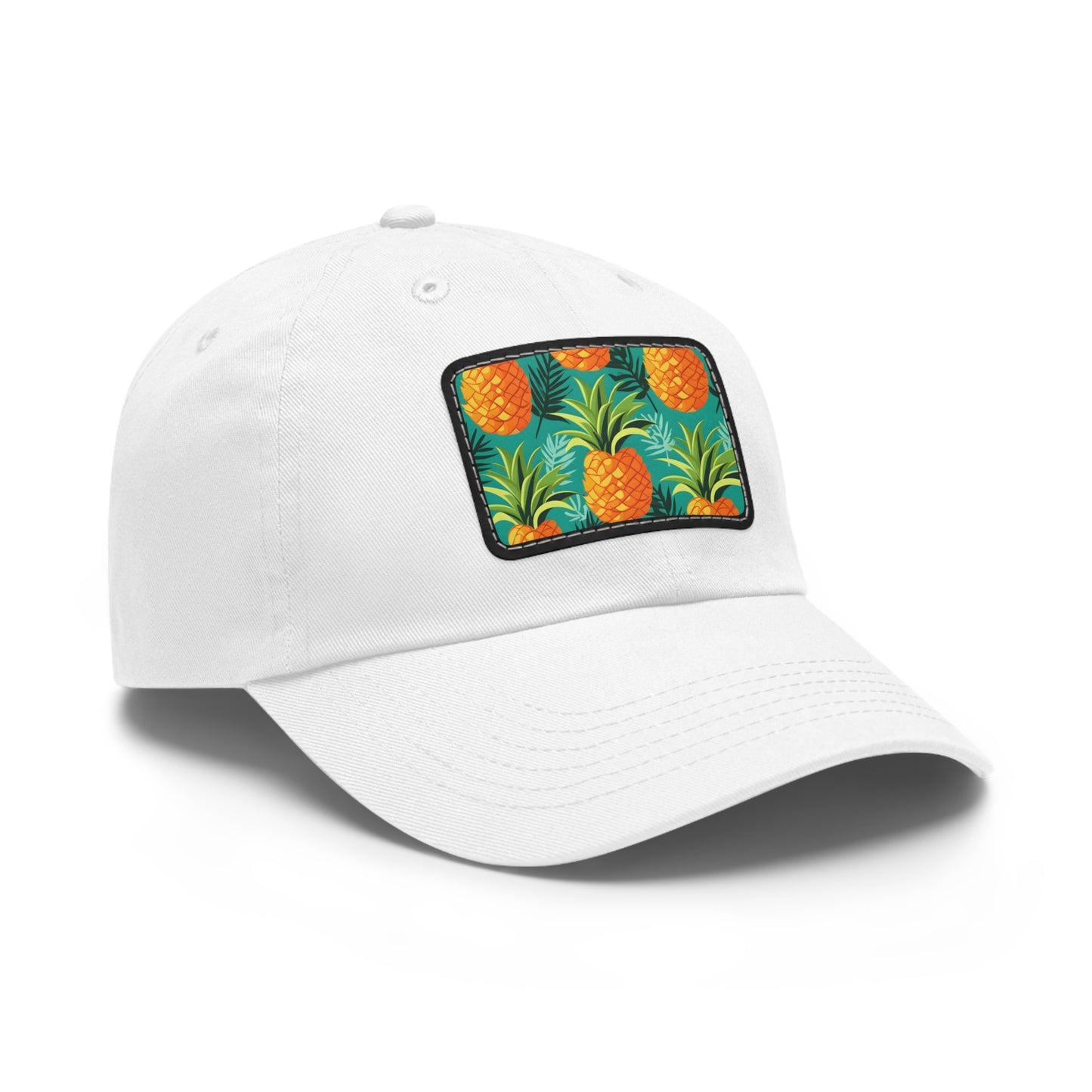 Tropical Twist Pineapple Print Cap