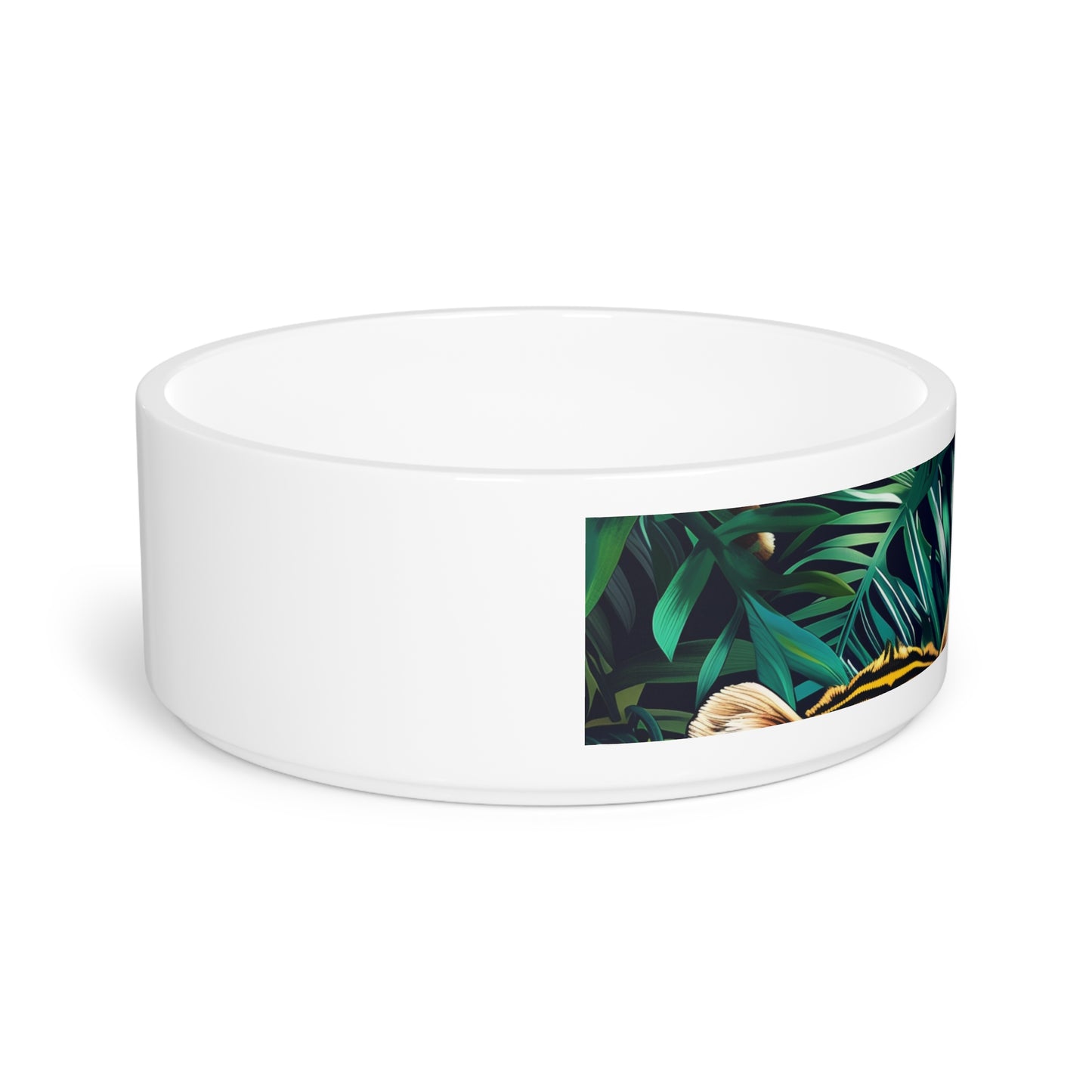 Tiger Jungle Pet Bowl: Roar with Style!