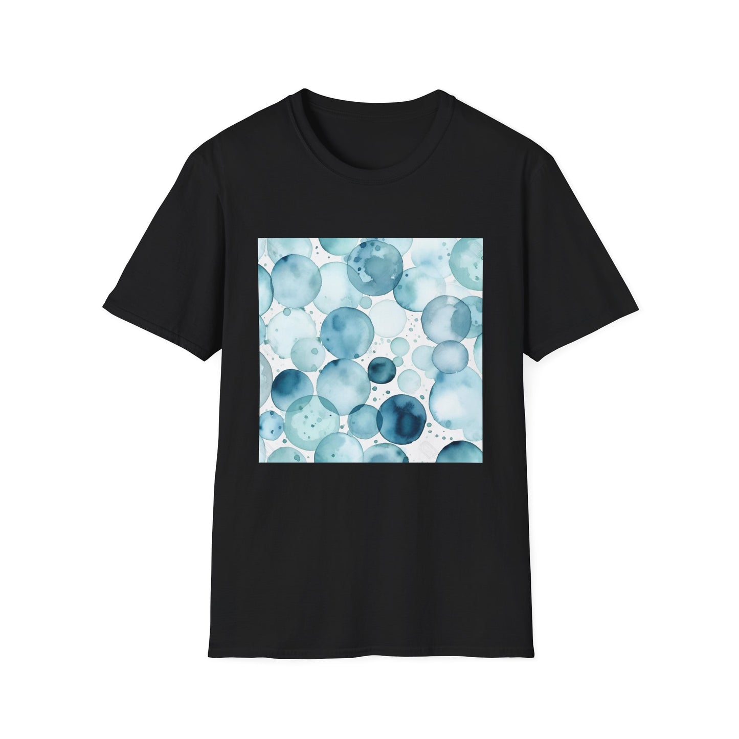 Azure Embrace: A Kaleidoscope of Eyes | T-Shirt | Colorful eye t-shirt, Eye print t-shirt, Eye-catching tee, Ice blue eyes, Repeating eye pattern, Seamless eye design, Unique eye pattern, Watercolor eyes | Prints with Passion