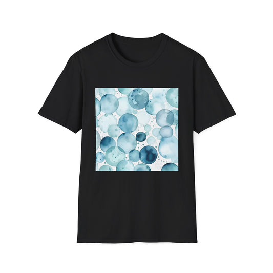 Azure Embrace: A Kaleidoscope of Eyes | T-Shirt | Colorful eye t-shirt, Eye print t-shirt, Eye-catching tee, Ice blue eyes, Repeating eye pattern, Seamless eye design, Unique eye pattern, Watercolor eyes | Prints with Passion