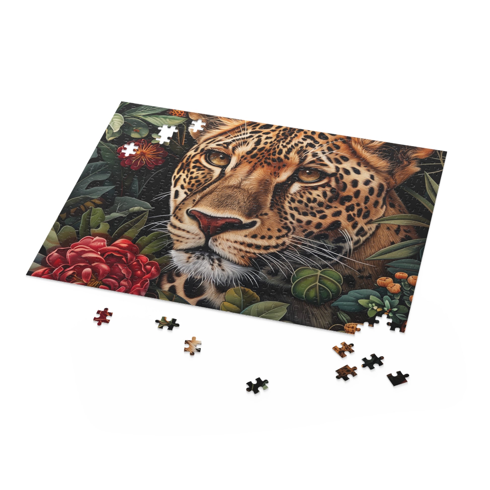 Majestic Cheetah Wildlife Jigsaw Puzzle - Piece together the beauty of nature with a stunning wildlife scene featuring a majestic cheetah in its natural habitat.