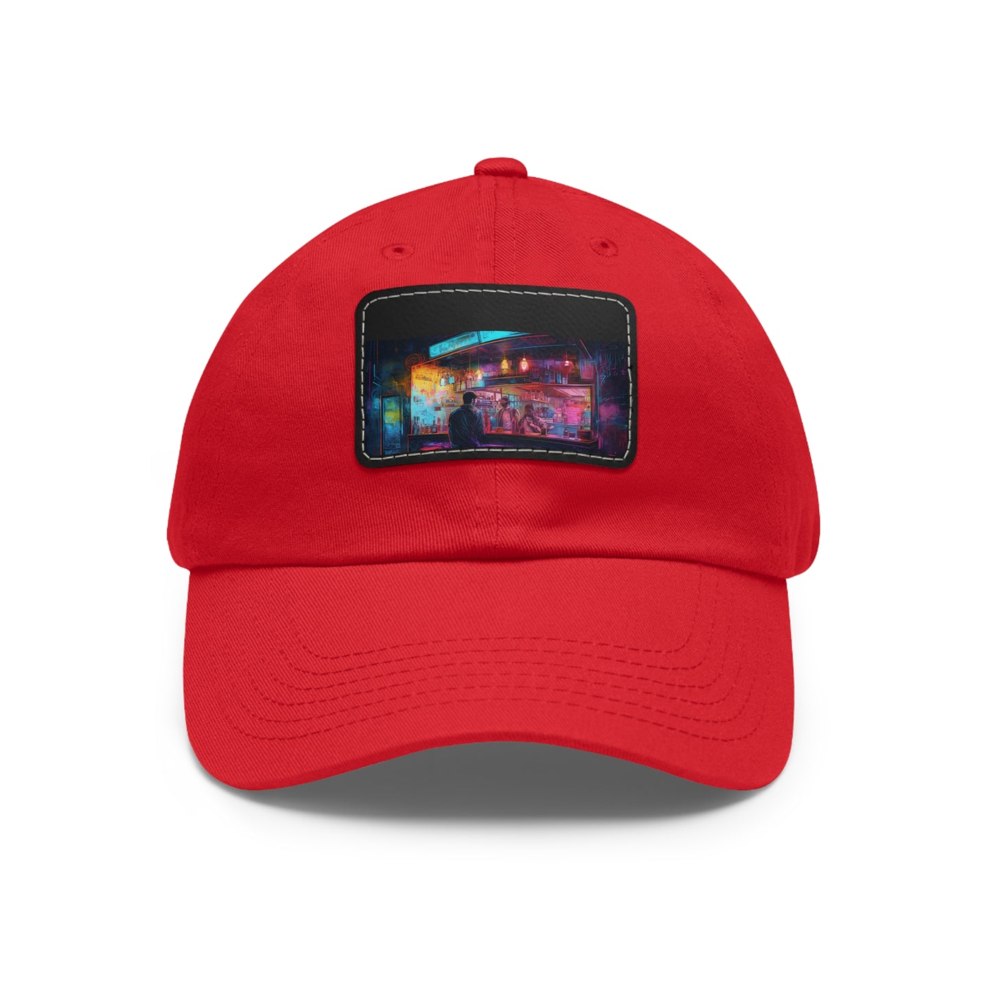 Neon Watercolor Splash Baseball Cap