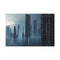 Data Towers Rising from Dark Sea — Canvas Wall Art — Front Gallery-Wrapped Canvas View